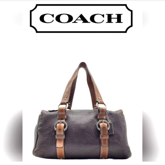 Coach Handbags - COACH CHELSEA LARGE PEBBLED LEATHER SATCHEL HANDBAG